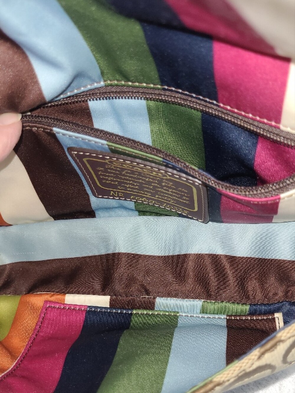 Coach Signature Legacy 65th Anniversary Shoulder Bag with Turnkock - Picture 7 of 12
